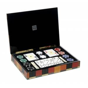 Maletines Poker - Caja Multijuegos Póker, Dominó, dados...Deluxe Moderno 